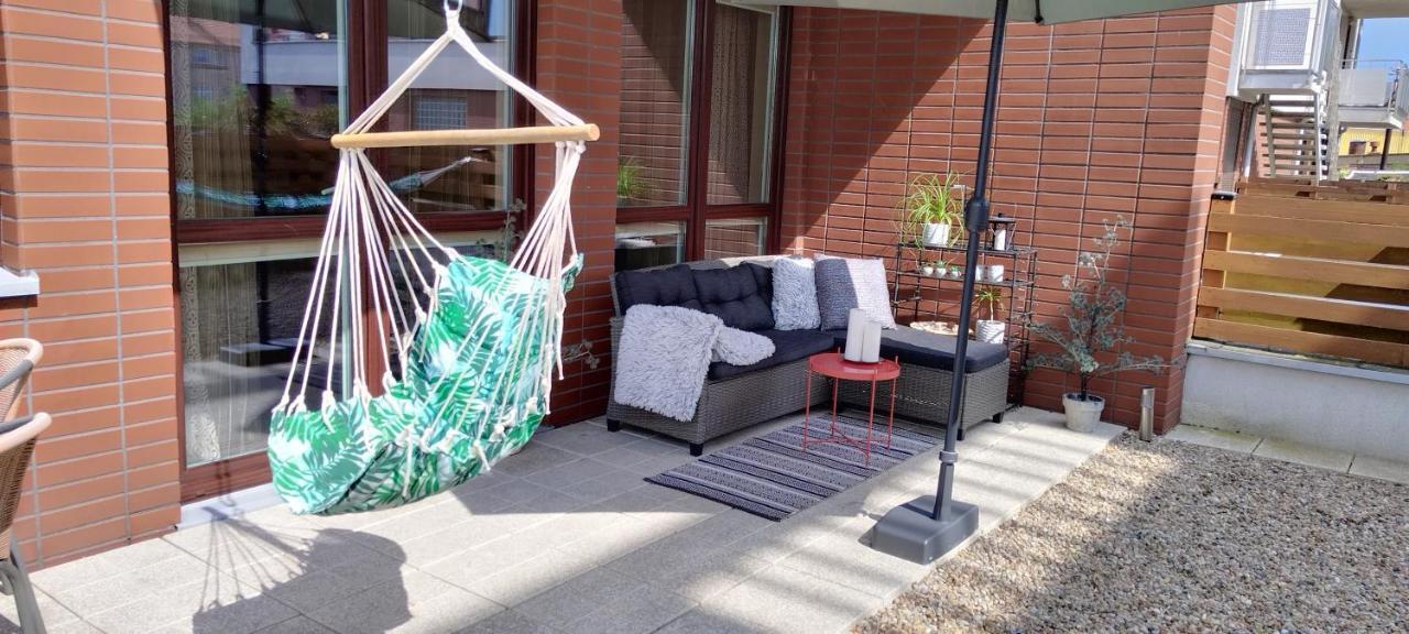 Ferienwohnung Apartament Amber Z Duzym Tarasem Kolberg Exterior foto