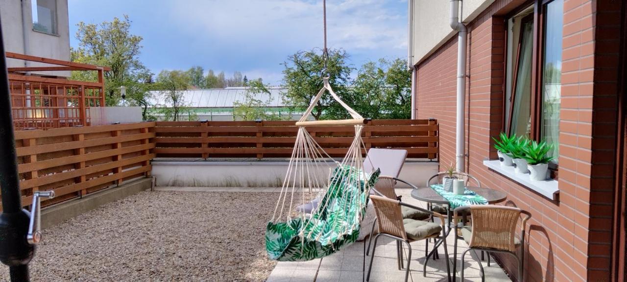 Ferienwohnung Apartament Amber Z Duzym Tarasem Kolberg Exterior foto